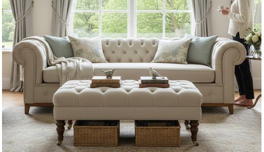 Dreisitzer-Sofa Chesterfield Grand Dreisitzer-Sofa Chesterfield Grand