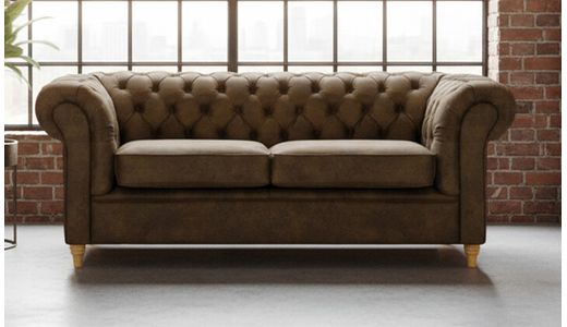 Dreisitzer-Sofa Chesterfield Dreisitzer-Sofa Chesterfield