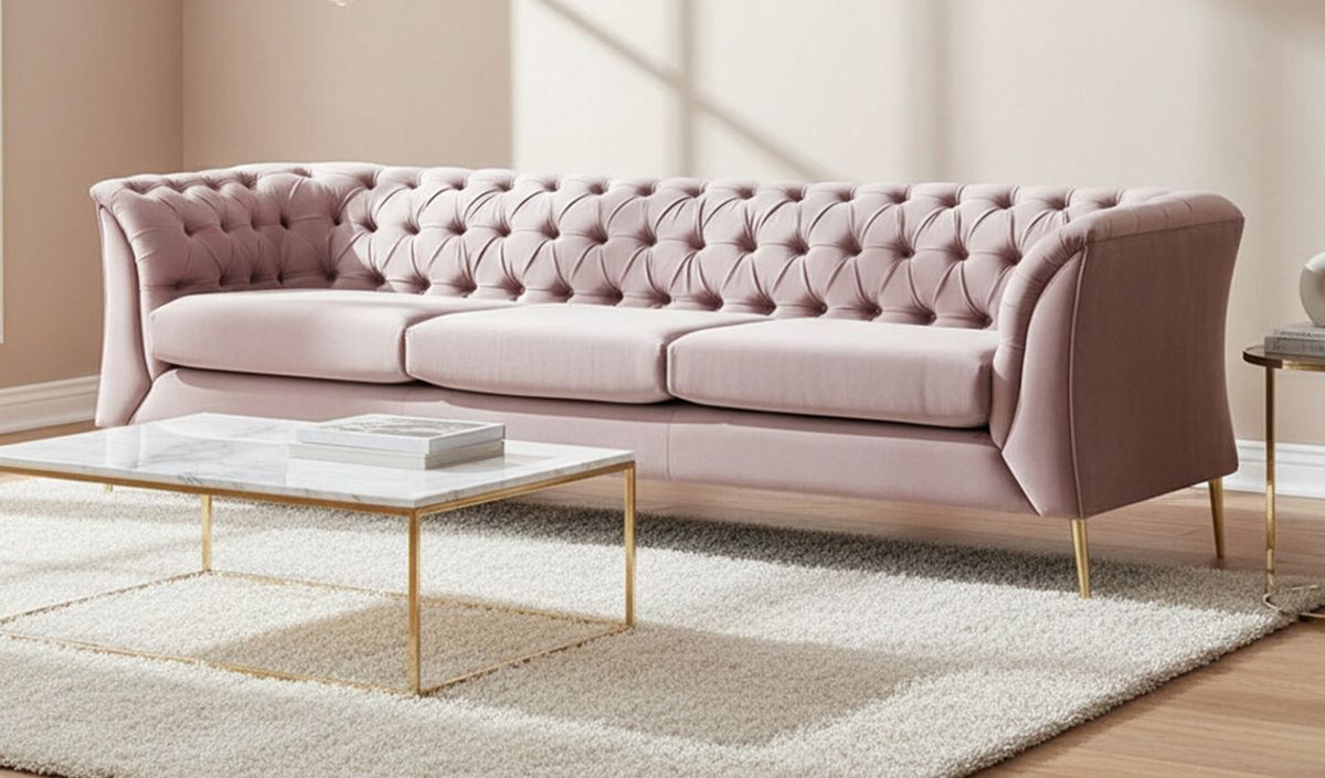 Dreisitzer-Sofa Chesterfield Modern