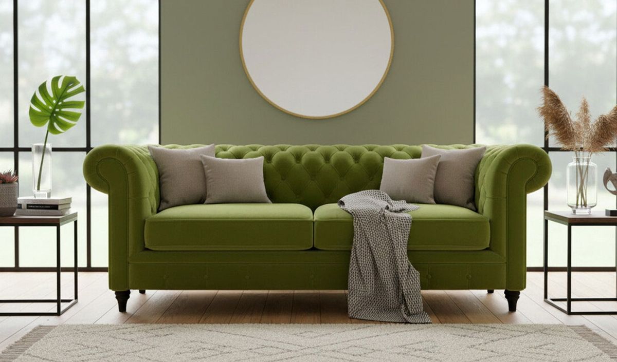 Zweisitzer-Sofa Chesterfield Max