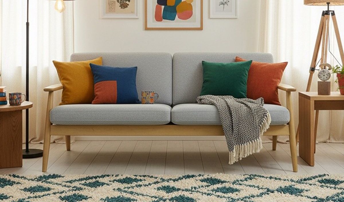 Zweisitzer Gartensofa Demure Aqua