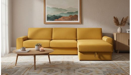 Rechtsseitiges Ecksofa Salsa mit Stauraum Rechtsseitiges Ecksofa Salsa mit Stauraum