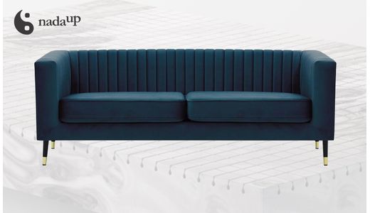 Dreisitzer-Sofa Slender aus medizinischem Schaumstoff Dreisitzer-Sofa Slender aus medizinischem Schaumstoff