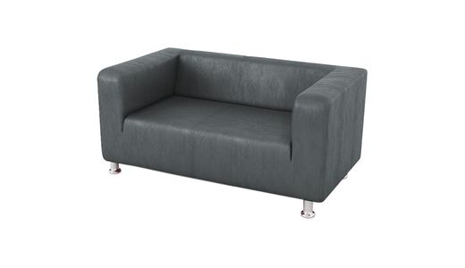 Zweisitzer-Sofa aus Ökoleder Scala