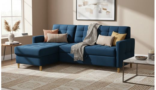 Ecksofa mit Schlaffunktion und Bettkasten Velocity Ecksofa mit Schlaffunktion und Bettkasten Velocity