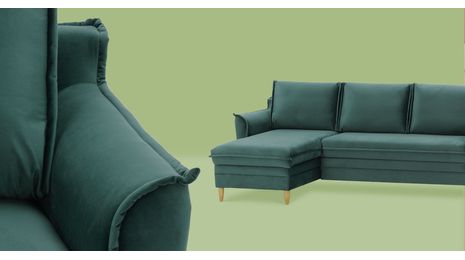 Kleine Innenräume – welches (Eck-)Sofa sollte man wählen, damit die Gestaltung funktional und geräumig ist. 