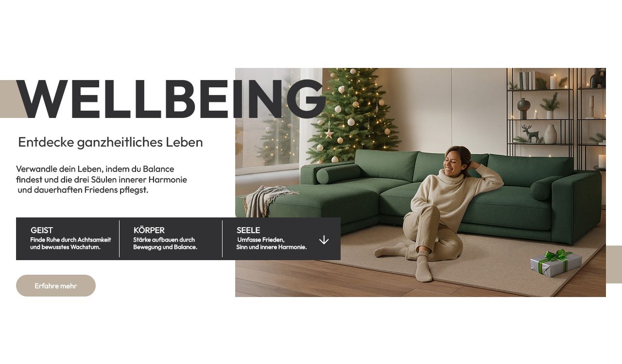 Ein Sofa, das Geist, Körper und Seele unterstützt