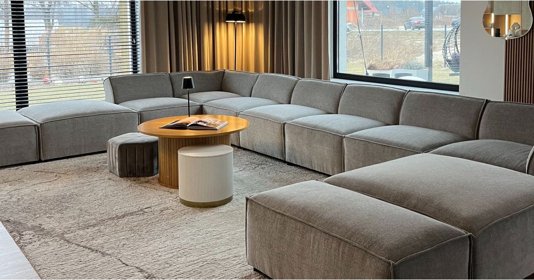 Platzsparende Ecksofas für kompakte Wohnzimmer